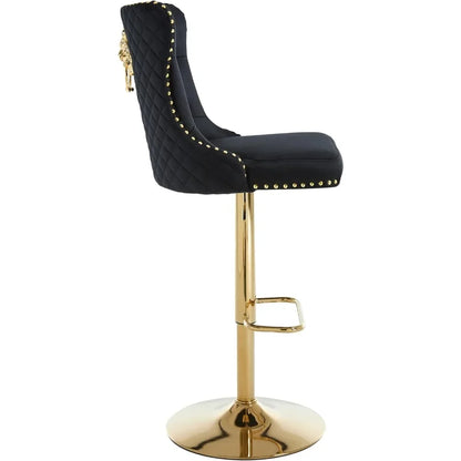 Luxury Gold Bar Stools Set of 4