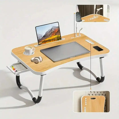 Portable Laptop Desk with Cup Holder