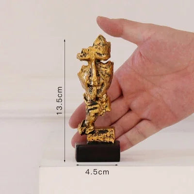 Bronze Silence Is Golden Statue