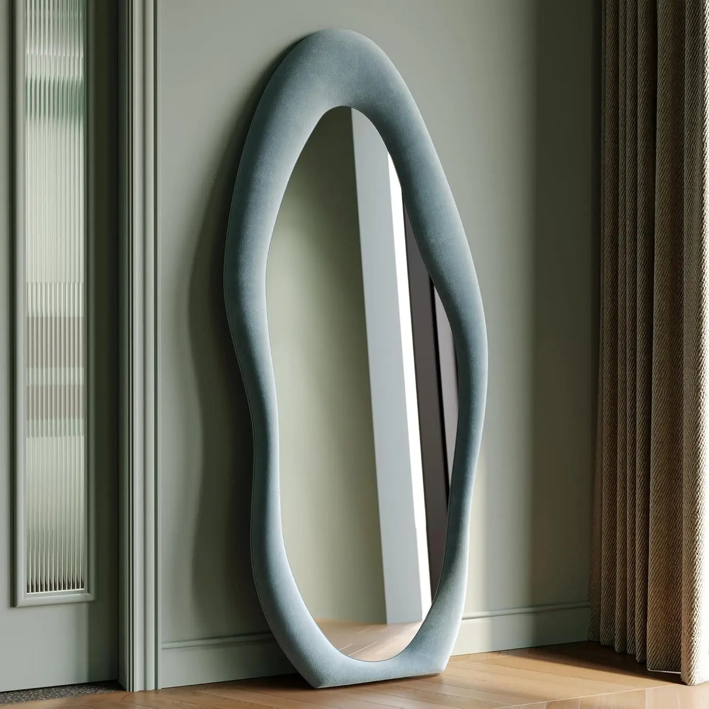 Abstract Portal Wave Mirror