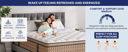 12" Hybrid Gel Memory Foam Mattress