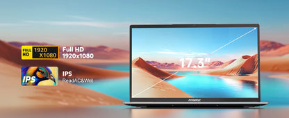 ACEMAGIC 17.3inch Laptop with High Performance Quad Core