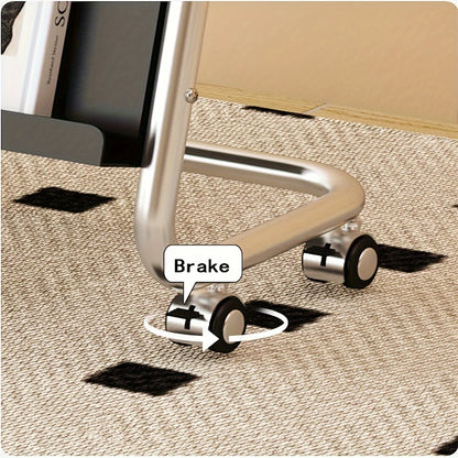 Z Shaped Side Table With Storage