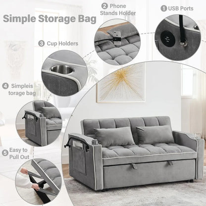 3 in 1 Convertible Sofa Bed