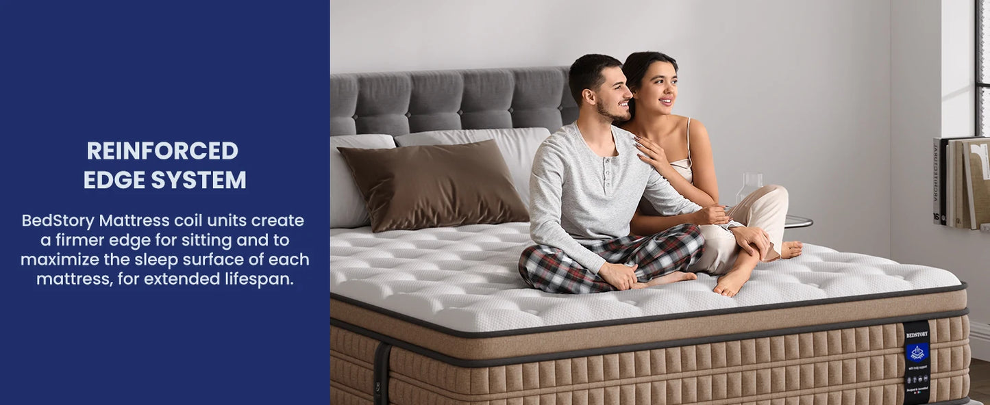 12" Hybrid Gel Memory Foam Mattress