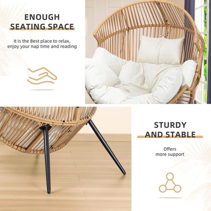 PE Rattan Egg Chair