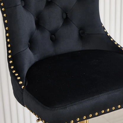 Luxury Gold Bar Stools Set of 4