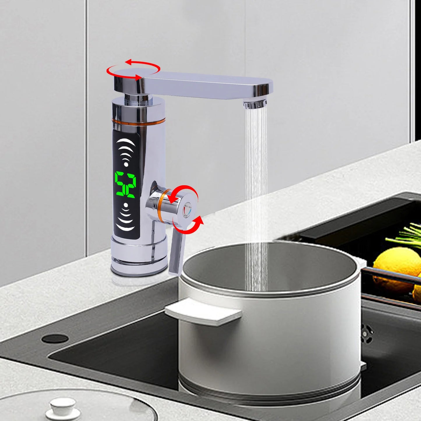 Instant Tankless Electric Water Heater Faucet