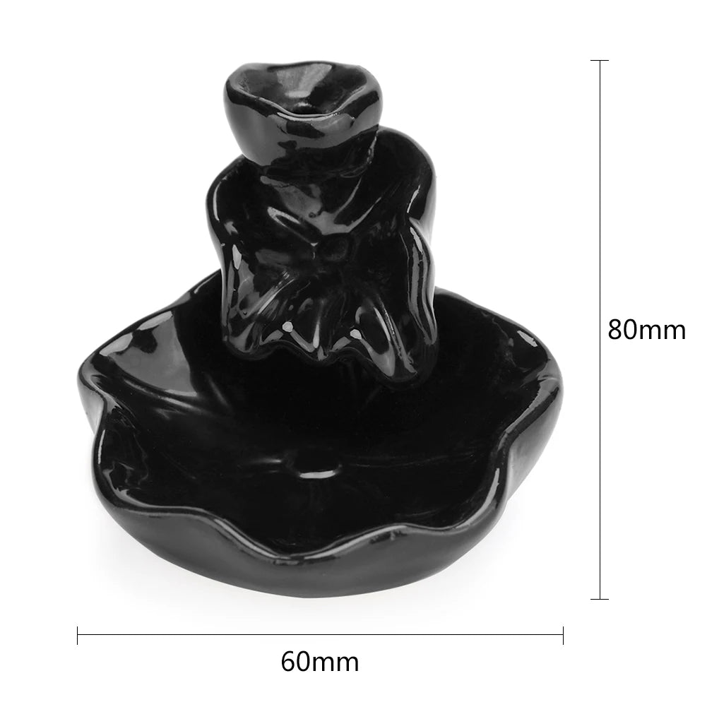 Waterfall Incense Cone Holder Decor