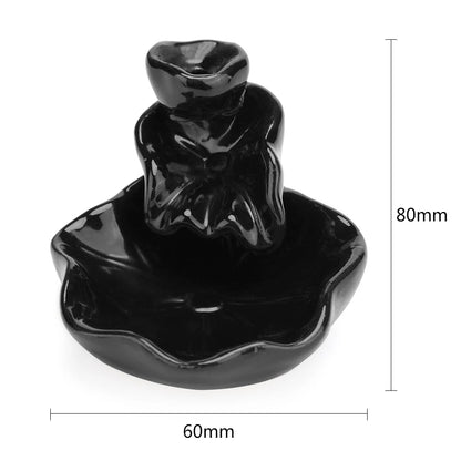 Waterfall Incense Cone Holder Decor