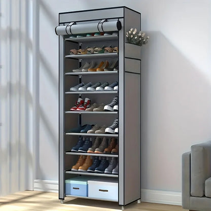 10-Layer Sturdy Shoe Rack