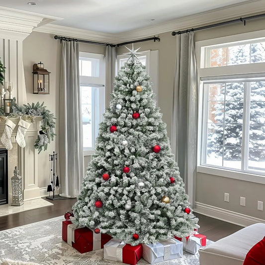 6ft Snow Flocked Christmas Tree