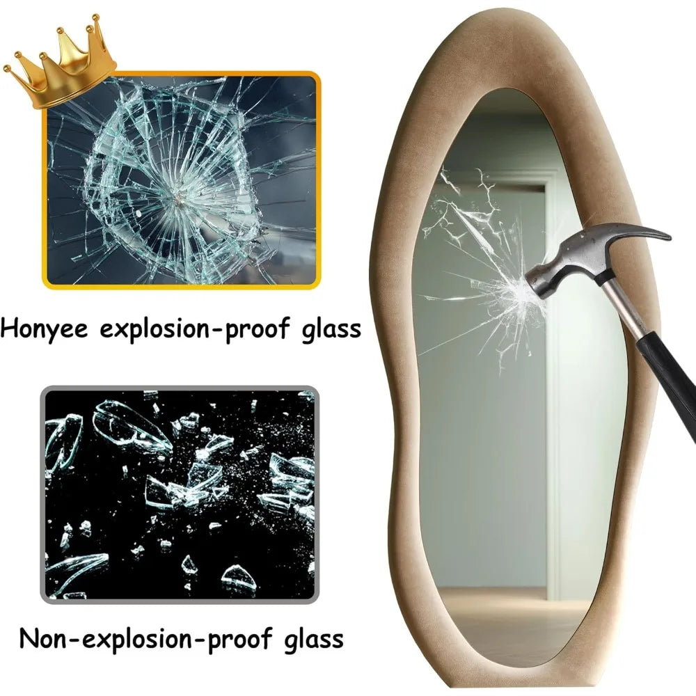 Abstract Portal Wave Mirror