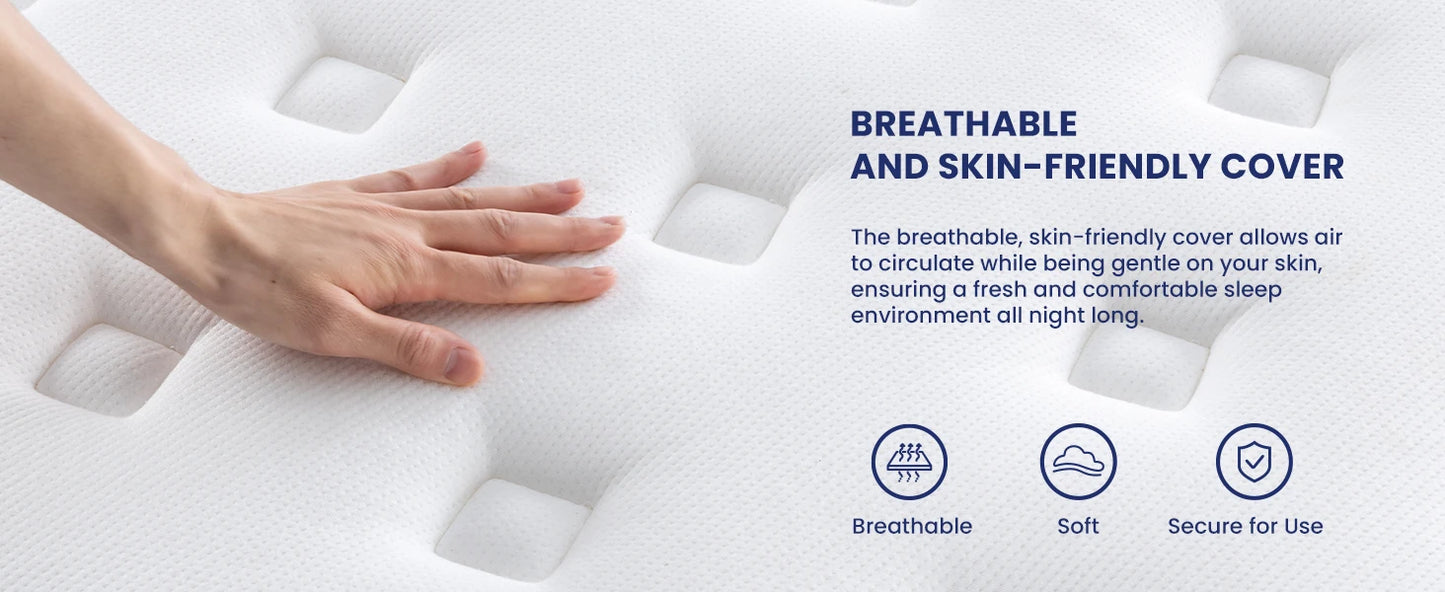Full Hybrid Gel Memory Foam Mattress