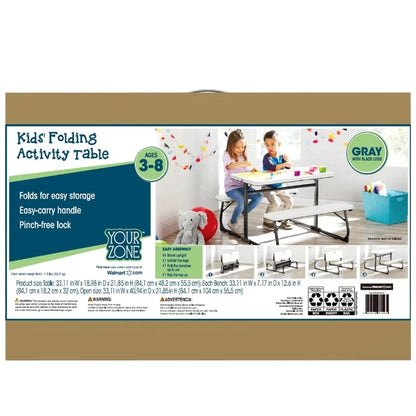 Folding Kid's Picnic Activity Table
