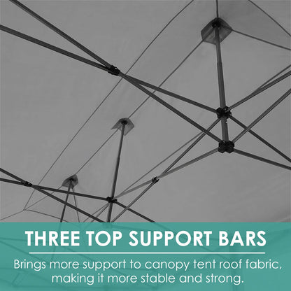 6 Side Panel UV 50+ Popup Gazebo