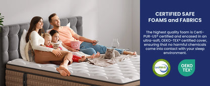 12" Hybrid Gel Memory Foam Mattress