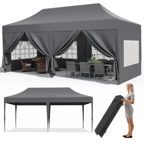 6 Side Panel UV 50+ Popup Gazebo