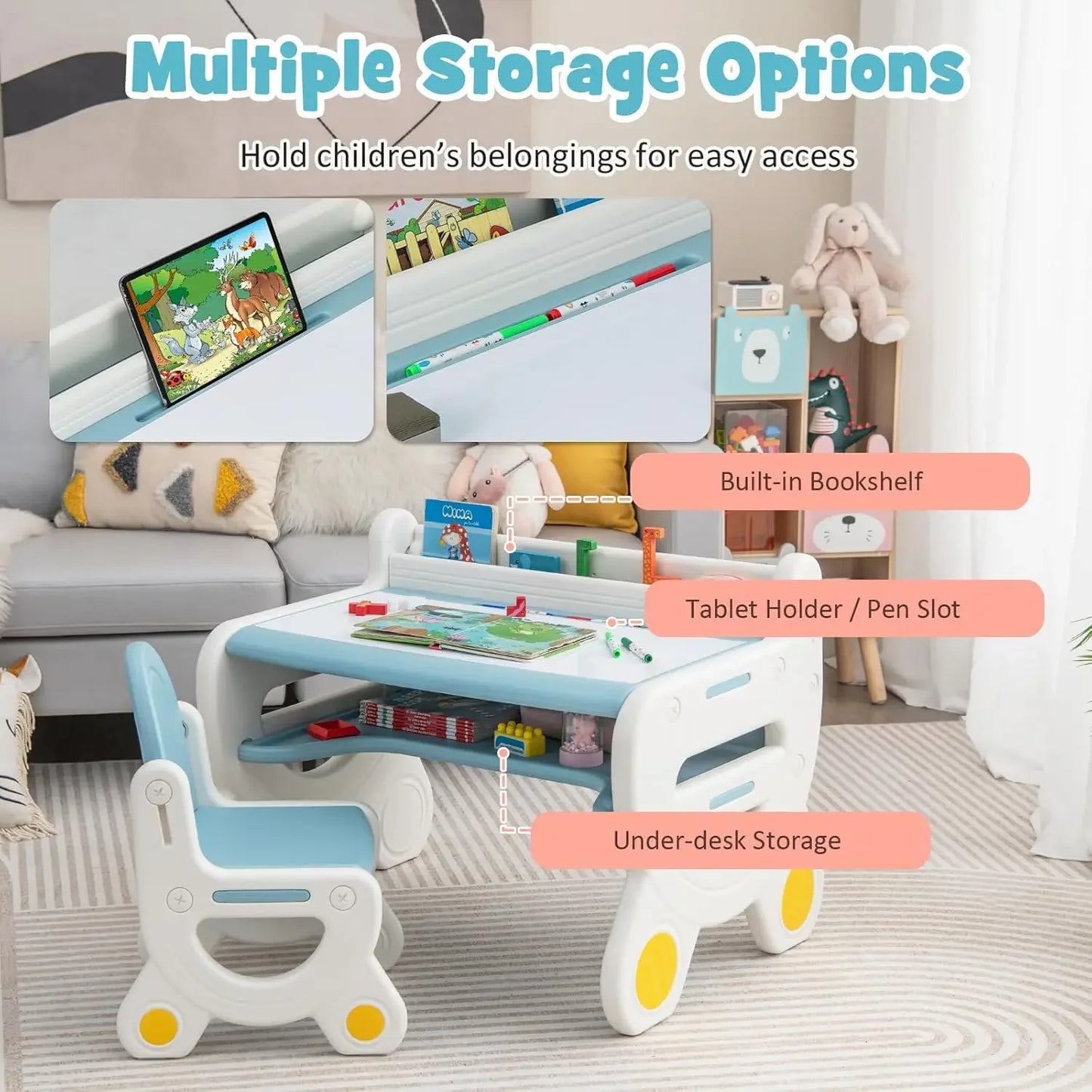 Kids Table and Chair Set
