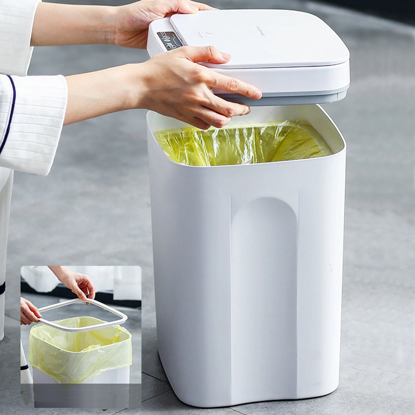 Automatic Touchless Intelligent Induction Trash Can