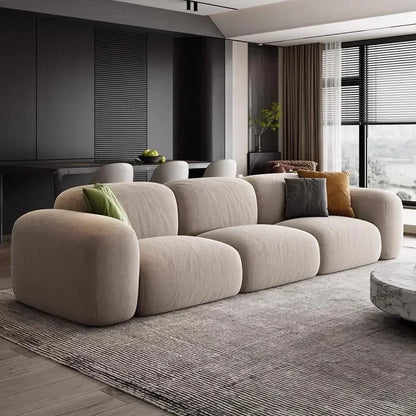 Luxury Minimalist Sectional Puff Sofa