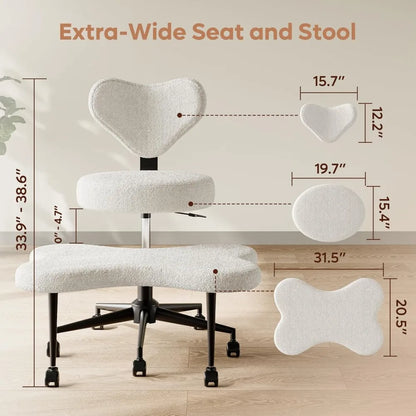Adjustable Swivel Meditation Chair