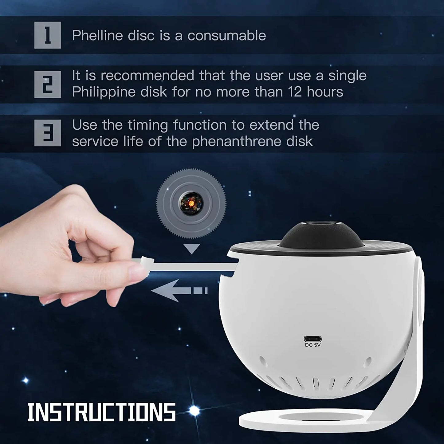 Planetarium Star Galaxy Projector